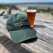 Green Denim Cap - Barks & Beer Make All Problems Disappear
