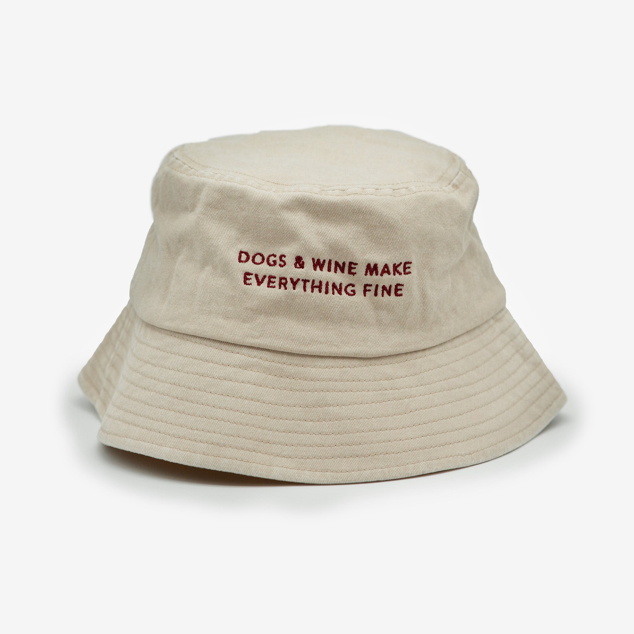 beige-bucket-hat-dogs-and-wine-make-everything-fine-front.jpg