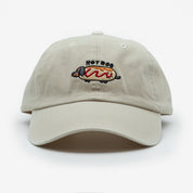 Beige Denim Cap - Hot Dog