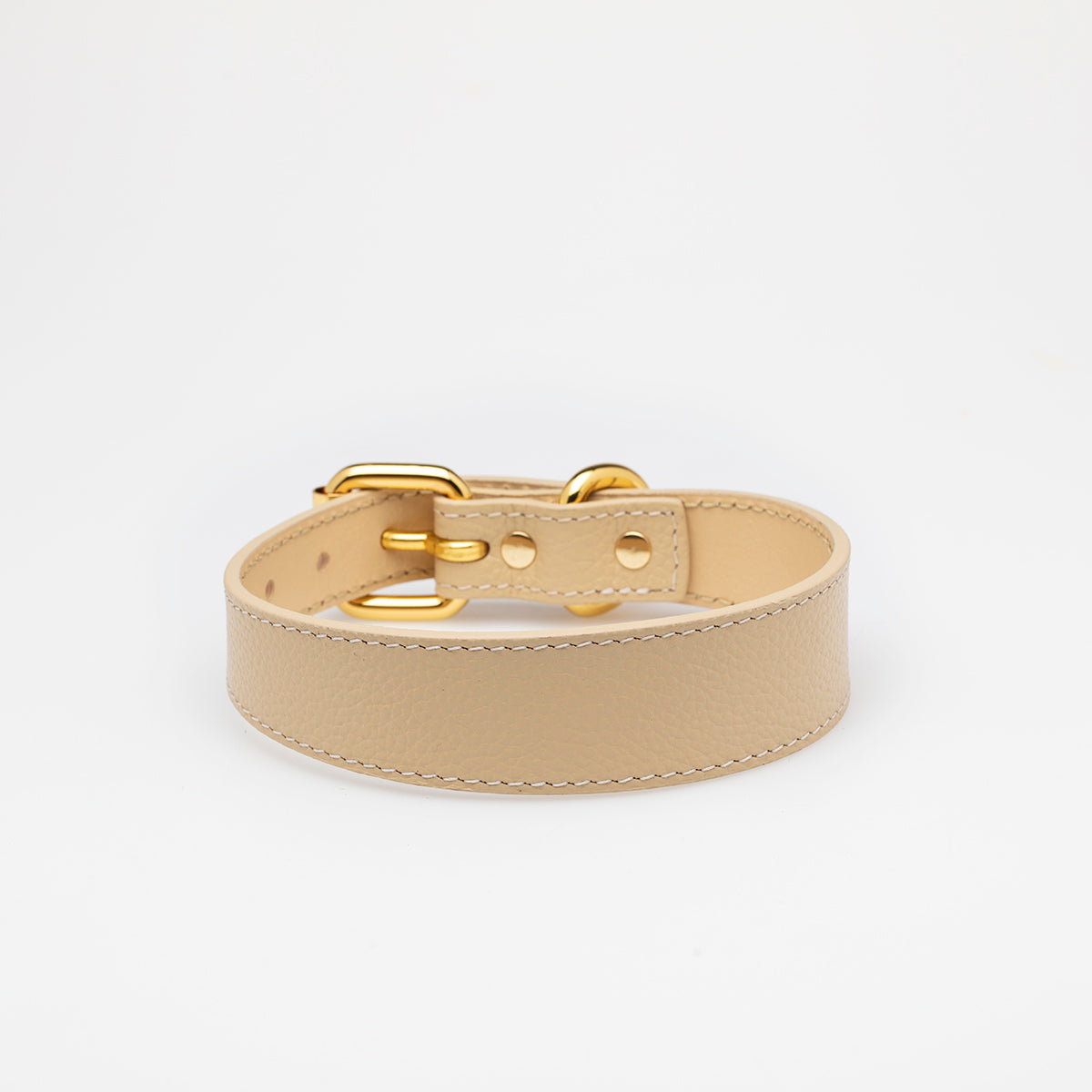 Beige Dog Collar Thin