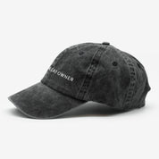 Black Denim Cap - Anti-Social Cat Owner