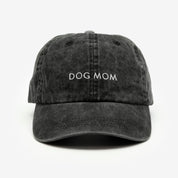 Black Denim Cap - Dog Mom