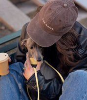Brown Denim Cap - Fur Mama