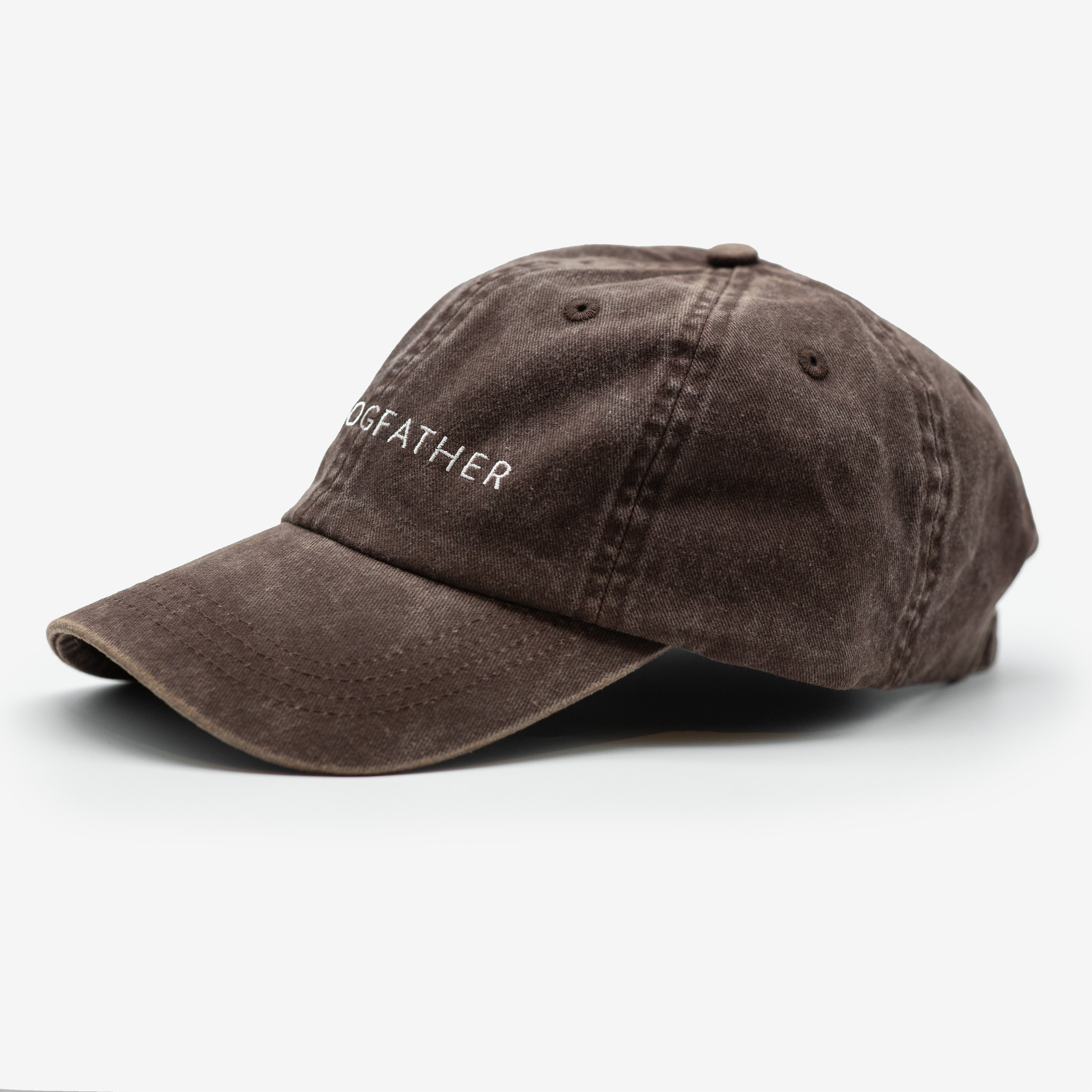 Brown Denim Cap - The Dogfather