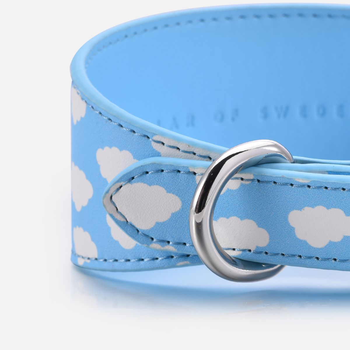 Clouds Dog Collar Wide