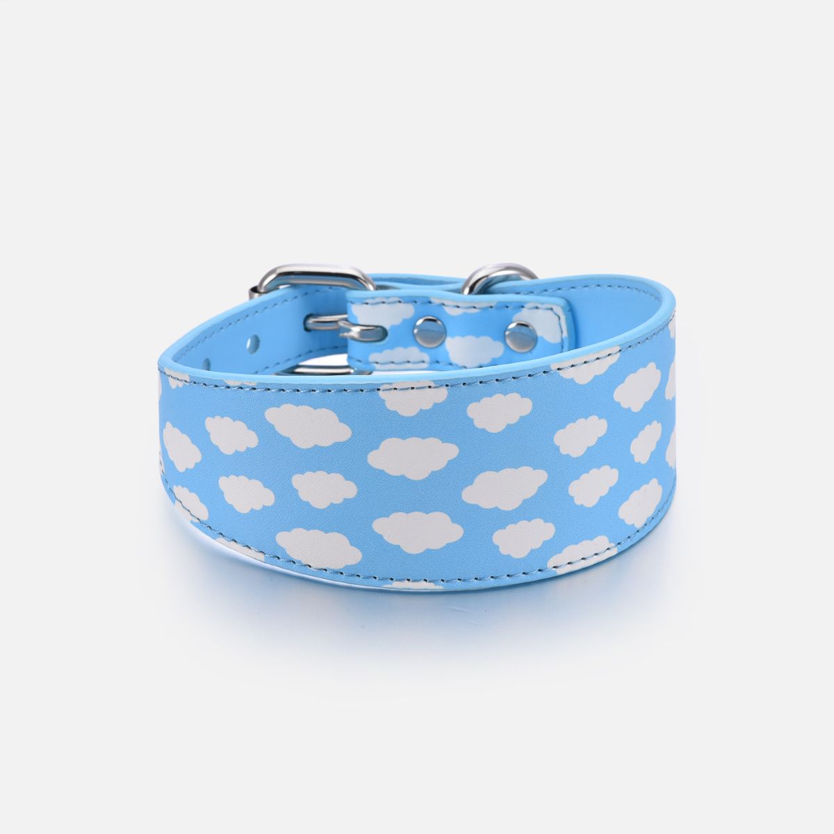 Clouds Dog Collar Wide