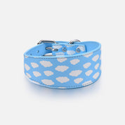 Clouds Dog Collar Wide