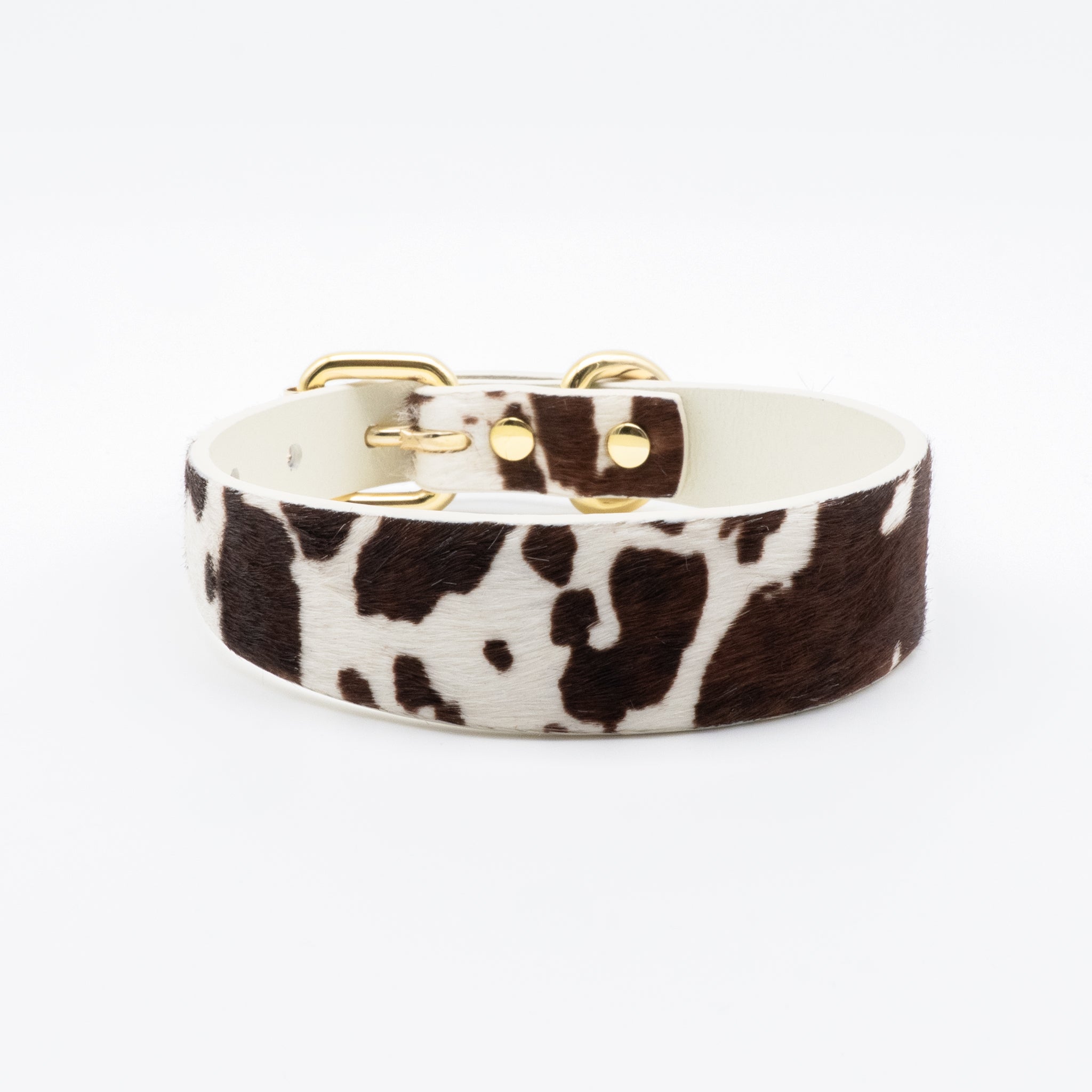 Cow Dog Collar Thin