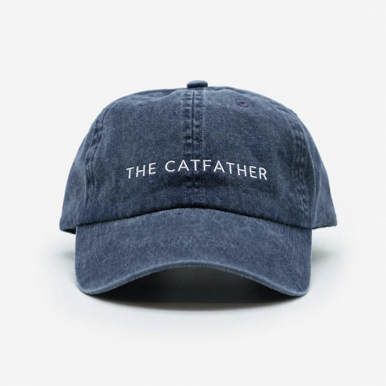 Dark Blue Denim Cap - The Catfather