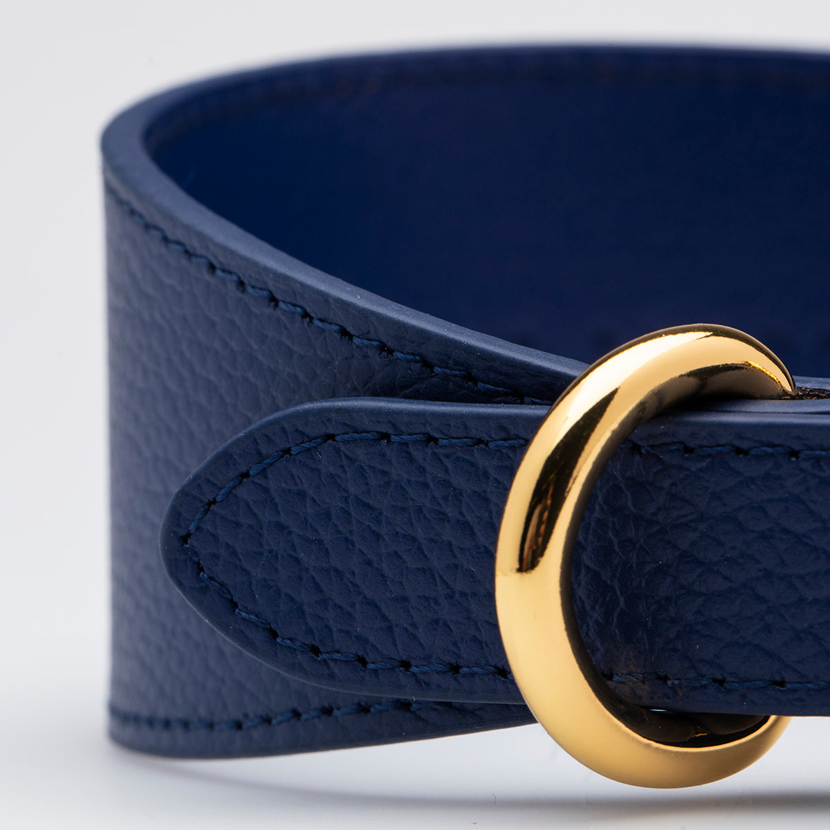 Dark Blue Dog Collar Wide