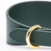 Dark Green Dog Collar Wide