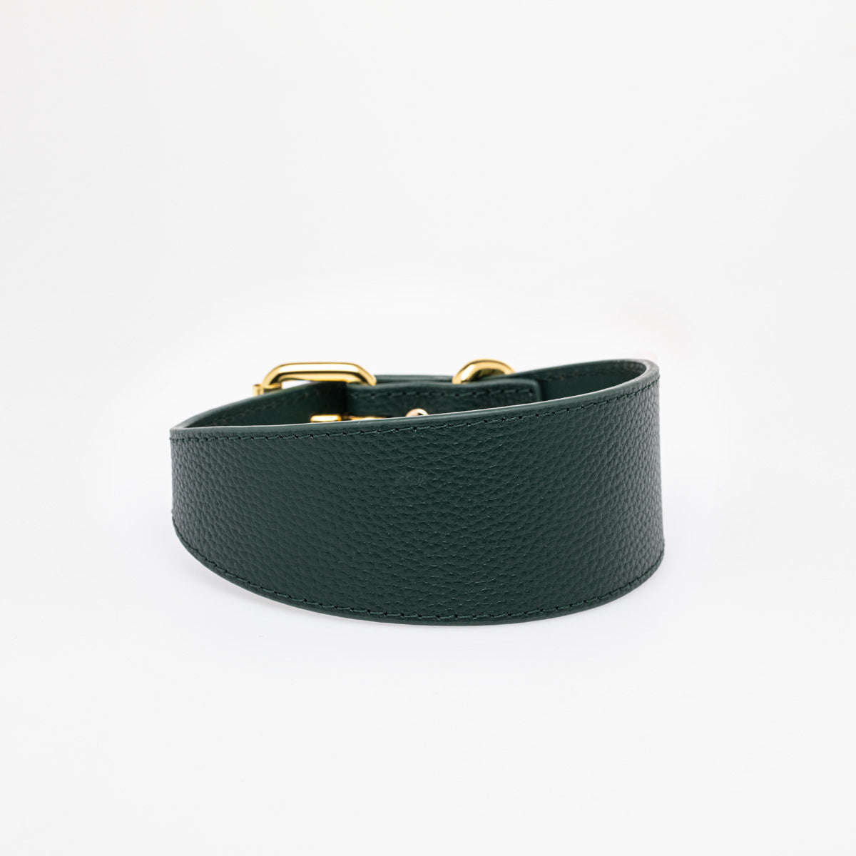 Dark Green Dog Collar Wide