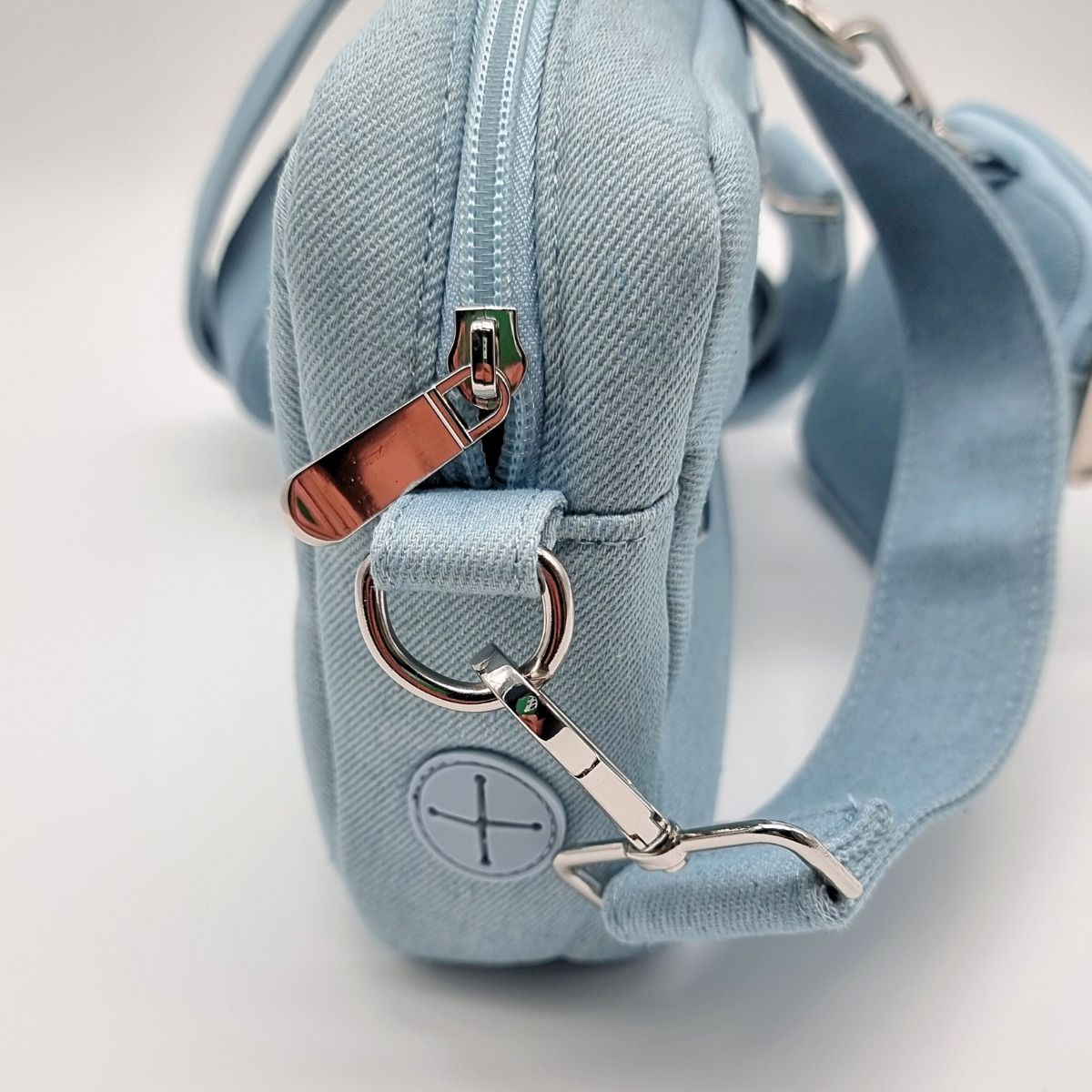 Denim Dog Walking Bag - Crossbody