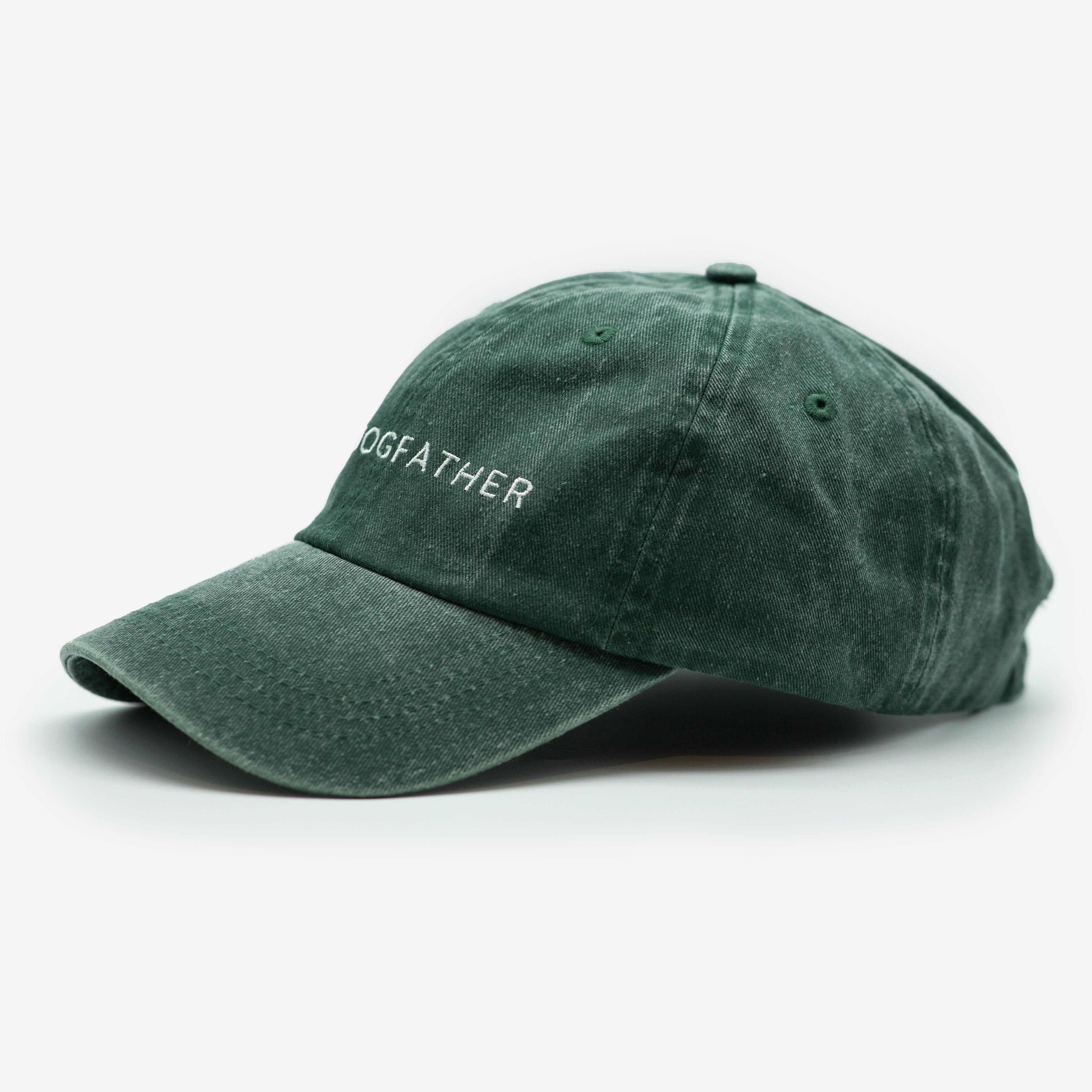 Green Denim Cap - The Dogfather