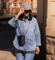 Sivý denim šiltovka - Dogs & Wine Make Everything Fine 