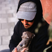 Sivý denim šiltovka - The Dogfather 