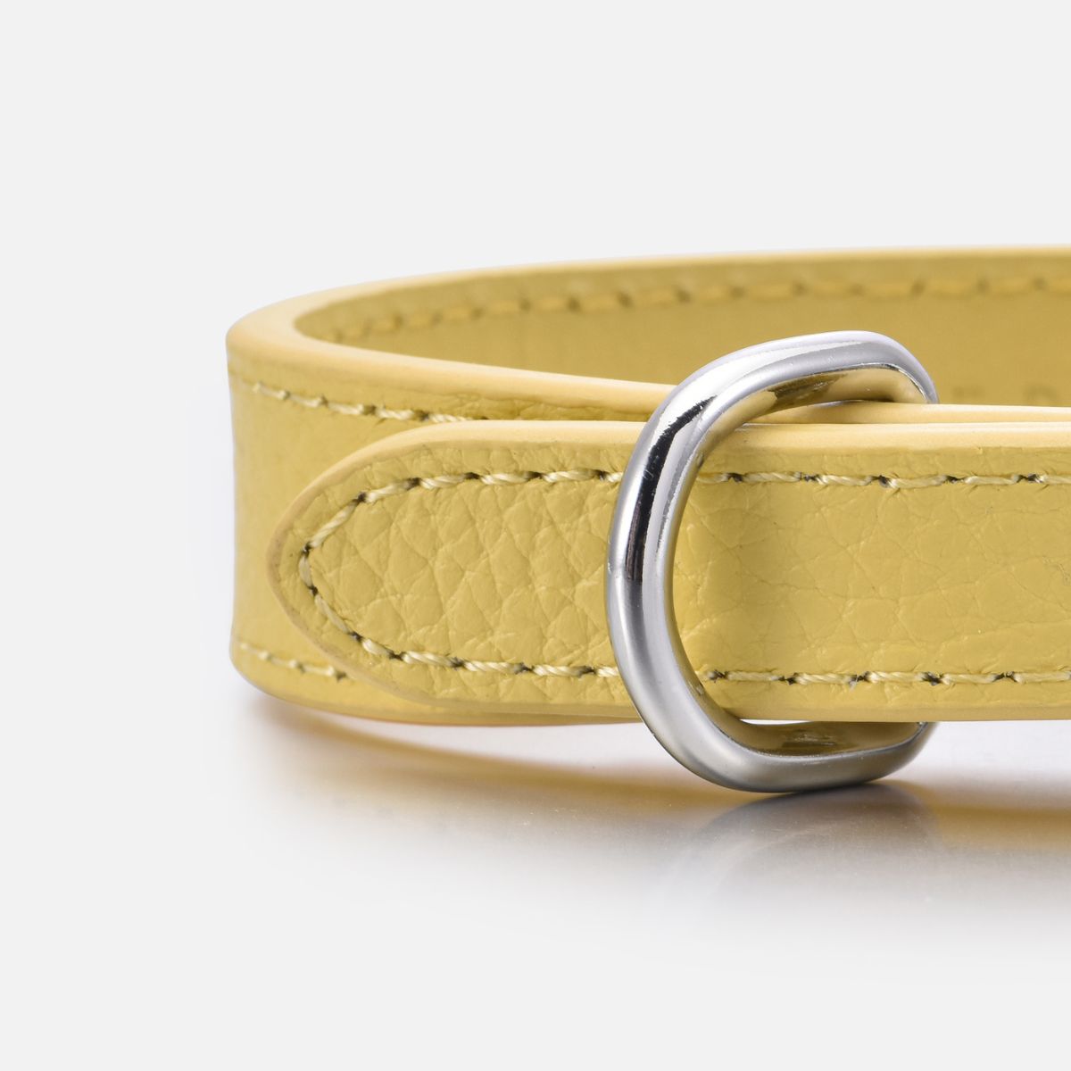 Pastel Yellow Dog Collar Thin