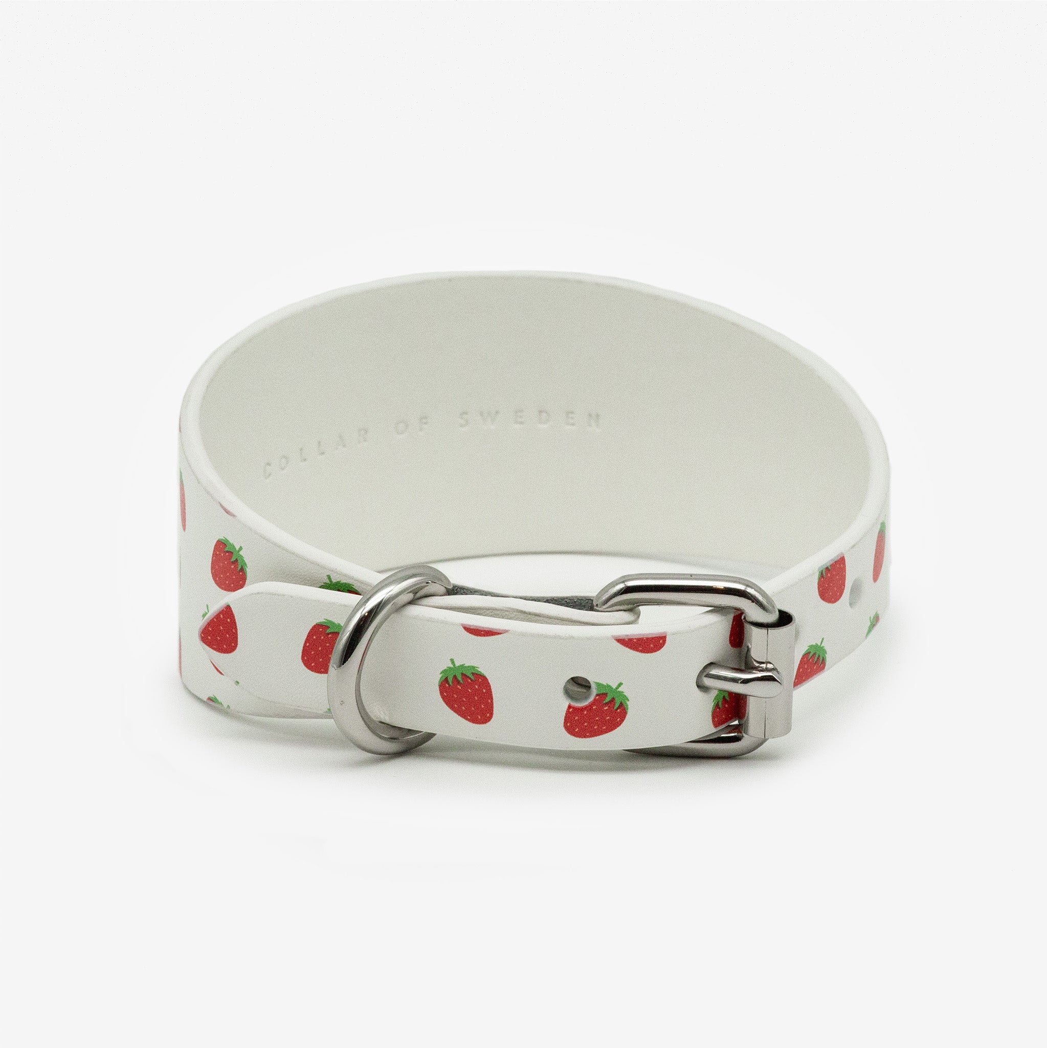 Strawberry Dog Collar Wide