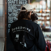 Black Long Sleeve - Dogs & Wine Make Everything Fine